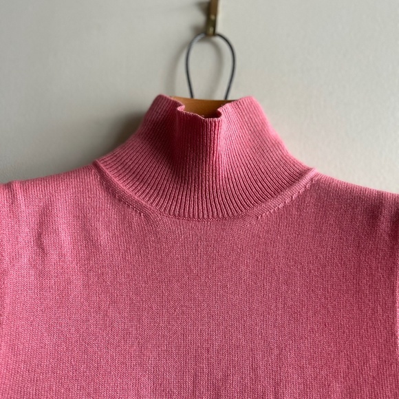 Narciso Rodriguez Pink Silk & Cashmere Knit Top – Made in Italy - Picture 3 of 10